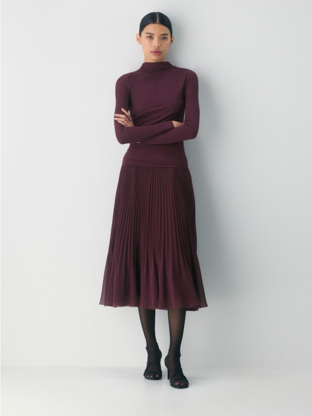 Wilfred Twirl Pleated Skirt
